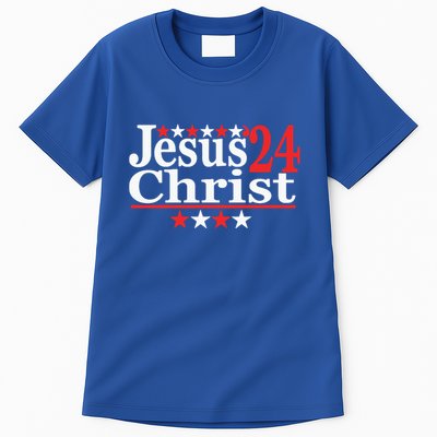 Jesus Christ 2024 Political Election Parody Gift Tall T-Shirt