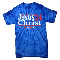 Jesus Christ 2024 Political Election Parody Gift Tie-Dye T-Shirt