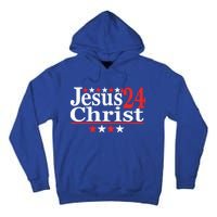 Jesus Christ 2024 Political Election Parody Gift Tall Hoodie