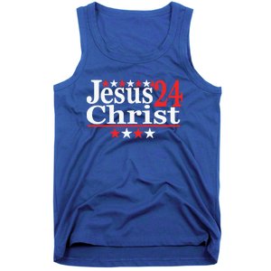 Jesus Christ 2024 Political Election Parody Gift Tank Top