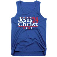 Jesus Christ 2024 Political Election Parody Gift Tank Top