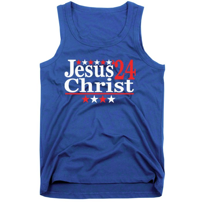 Jesus Christ 2024 Political Election Parody Gift Tank Top