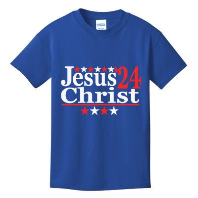 Jesus Christ 2024 Political Election Parody Gift Kids T-Shirt