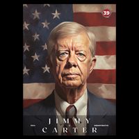 Jimmy Carter 39th President Of The United States Portrait Impact Tech Backpack