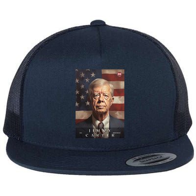 Jimmy Carter 39th President Of The United States Portrait Flatbill Hat