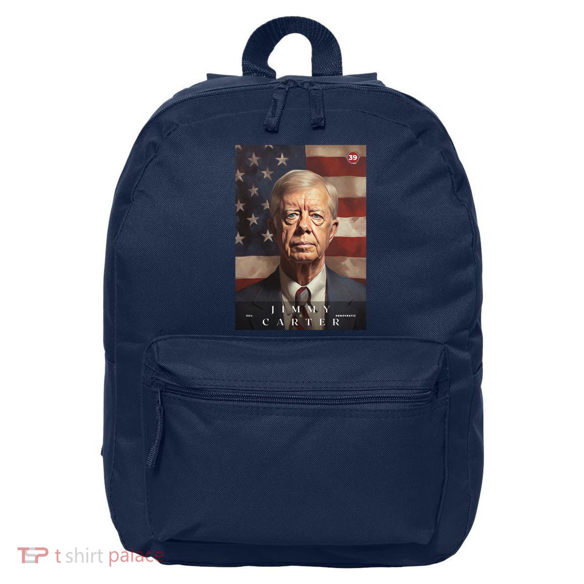 Jimmy Carter 39th President Of The United States Portrait 16 in Basic Backpack