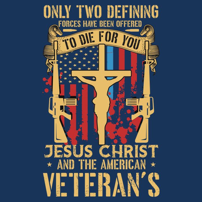 Jesus Christ And The American Veteran's Flatbill Hat