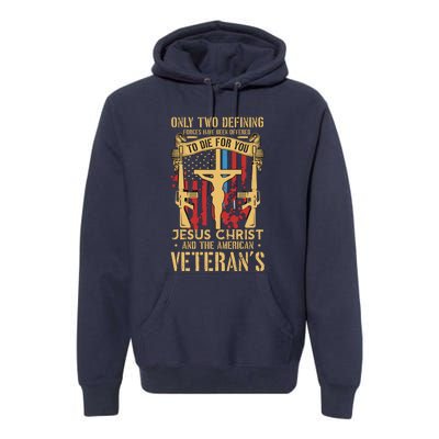 Jesus Christ And The American Veteran's Premium Hoodie