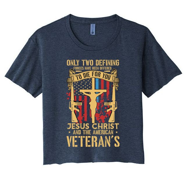 Jesus Christ And The American Veteran's Crop Top