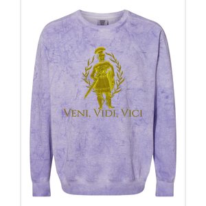 Julius Caesar Ancient Rome Veni Vidi Vici Colorblast Crewneck Sweatshirt