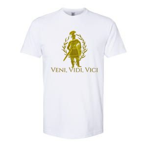 Julius Caesar Ancient Rome Veni Vidi Vici Softstyle CVC T-Shirt