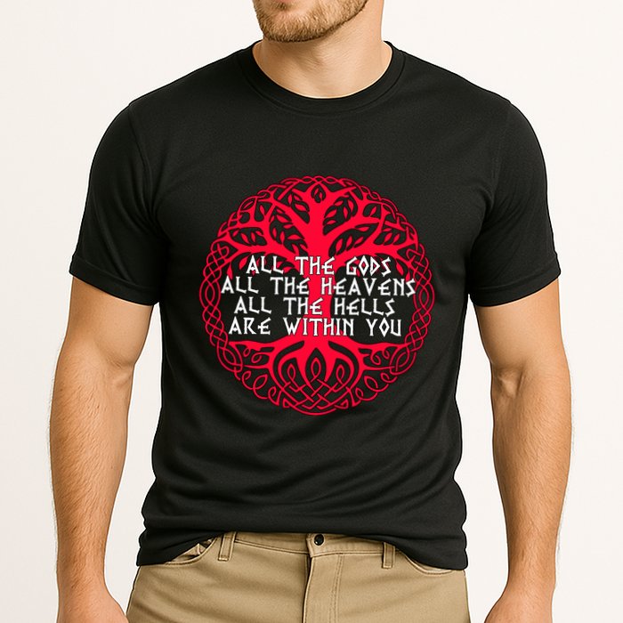 Joseph Campbell All The Gods All The Heavens All The Hells Are Within You Performance Shirt