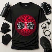Joseph Campbell All The Gods All The Heavens All The Hells Are Within You Performance Shirt