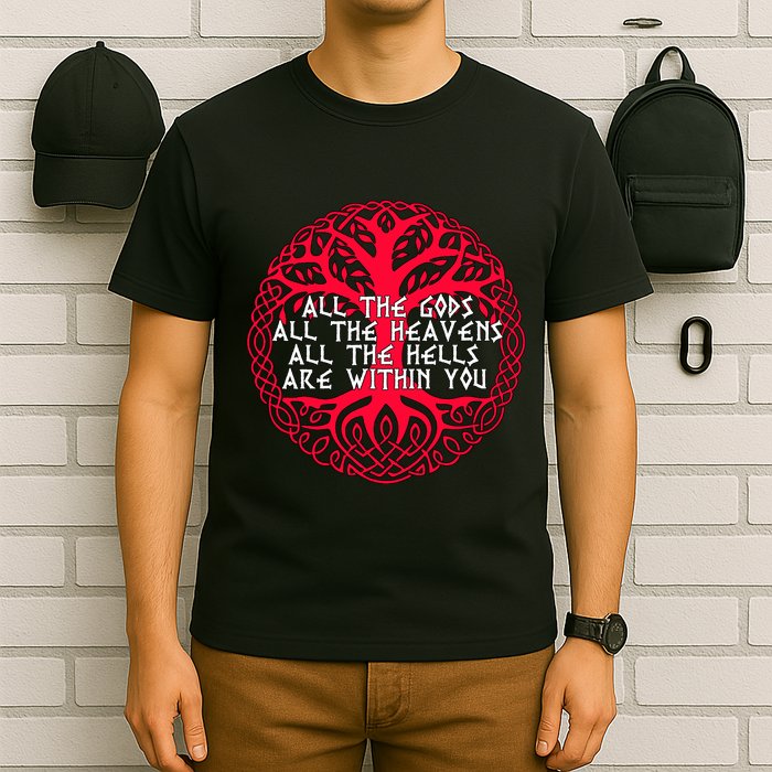 Joseph Campbell All The Gods All The Heavens All The Hells Are Within You T-Shirt