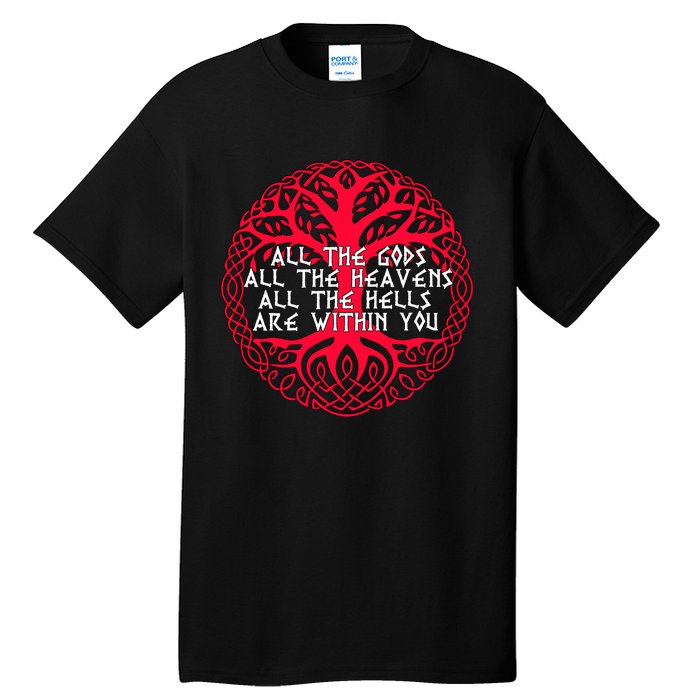 Joseph Campbell All The Gods All The Heavens All The Hells Are Within You Tall T-Shirt