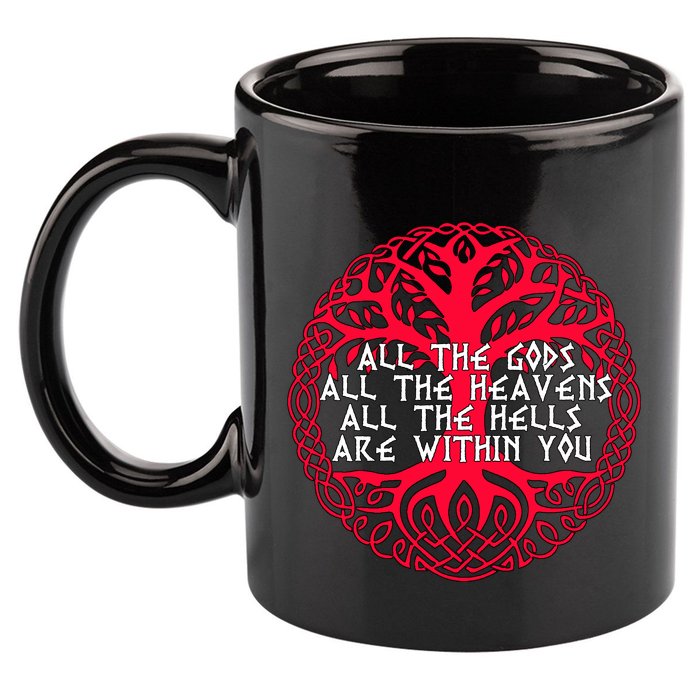 Joseph Campbell All The Gods All The Heavens All The Hells Are Within You 11oz C Handle Ceramic Mug