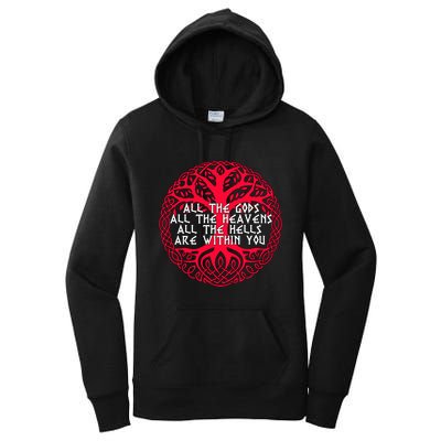 Joseph Campbell All The Gods All The Heavens All The Hells Are Within You Women's Pullover Hoodie