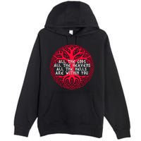 Joseph Campbell All The Gods All The Heavens All The Hells Are Within You Premium Pullover Hoodie