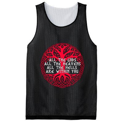 Joseph Campbell All The Gods All The Heavens All The Hells Are Within You Mesh Reversible Basketball Jersey Tank