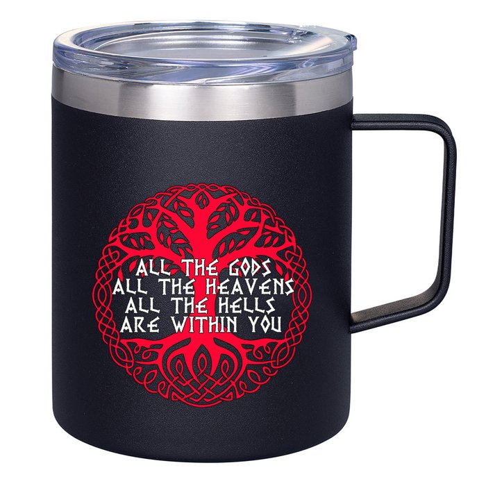 Joseph Campbell All The Gods All The Heavens All The Hells Are Within You 12oz Stainless Steel Coffee Mug