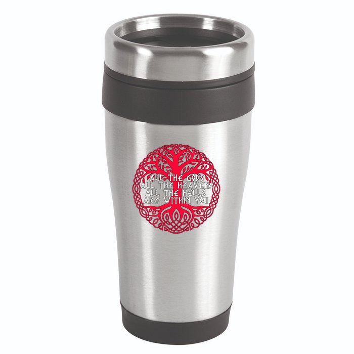 Joseph Campbell All The Gods All The Heavens All The Hells Are Within You 16oz Travel Tumbler