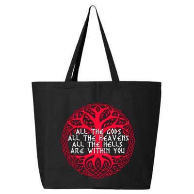 Joseph Campbell All The Gods All The Heavens All The Hells Are Within You 25L Jumbo Tote
