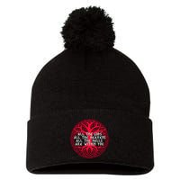 Joseph Campbell All The Gods All The Heavens All The Hells Are Within You Pom Pom 12in Knit Beanie