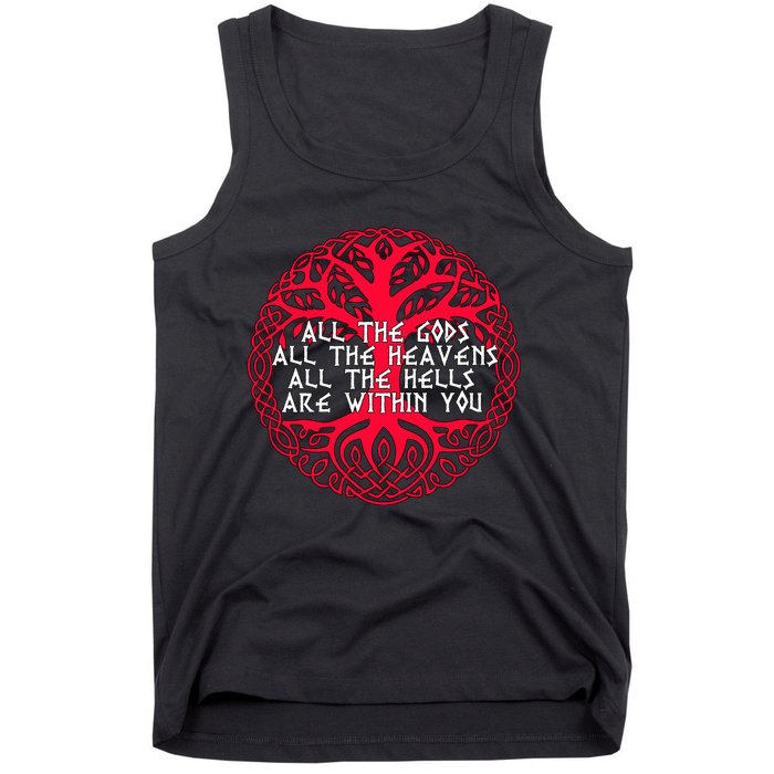 Joseph Campbell All The Gods All The Heavens All The Hells Are Within You Tank Top