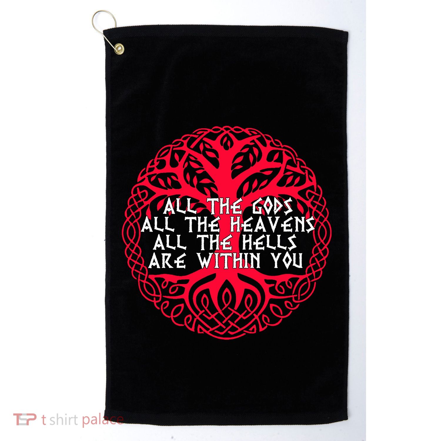 Joseph Campbell All The Gods All The Heavens All The Hells Are Within You Golf Towel