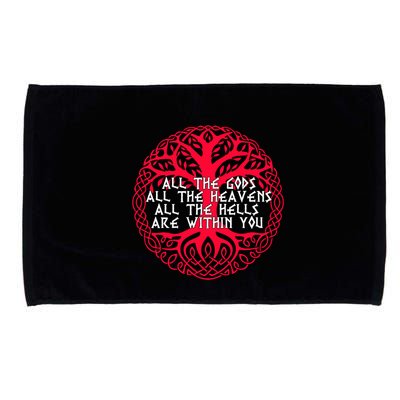 Joseph Campbell All The Gods All The Heavens All The Hells Are Within You Microfiber Hand Towel