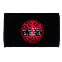 Joseph Campbell All The Gods All The Heavens All The Hells Are Within You Microfiber Hand Towel