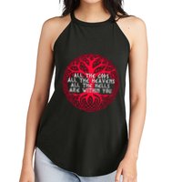 Joseph Campbell All The Gods All The Heavens All The Hells Are Within You Women's Perfect Tri Rocker Tank