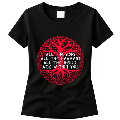 Joseph Campbell All The Gods All The Heavens All The Hells Are Within You Womens T-Shirt