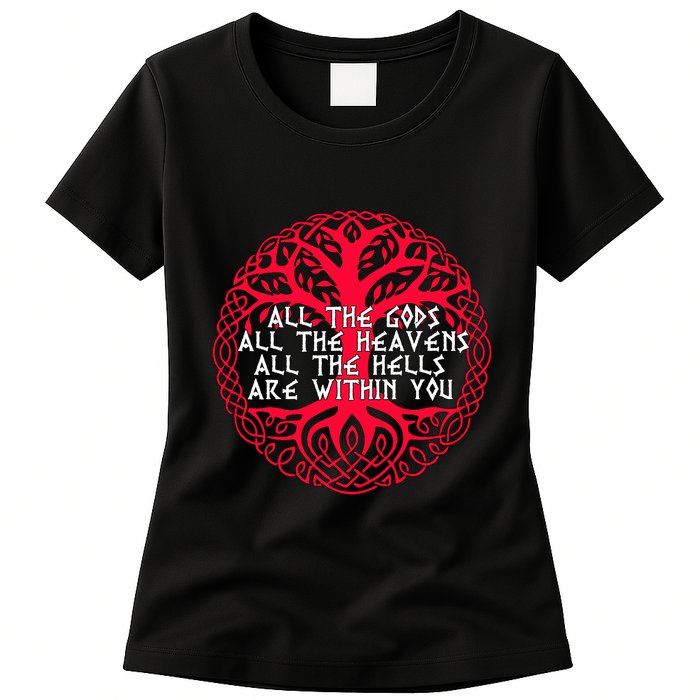 Joseph Campbell All The Gods All The Heavens All The Hells Are Within You Womens T-Shirt