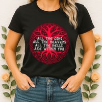 Joseph Campbell All The Gods All The Heavens All The Hells Are Within You Womens T-Shirt