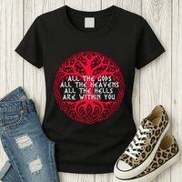 Joseph Campbell All The Gods All The Heavens All The Hells Are Within You Womens T-Shirt