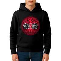 Joseph Campbell All The Gods All The Heavens All The Hells Are Within You Kids Hoodie
