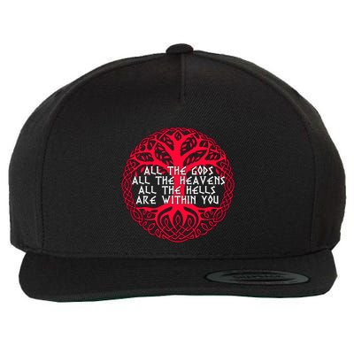 Joseph Campbell All The Gods All The Heavens All The Hells Are Within You Wool Snapback Cap