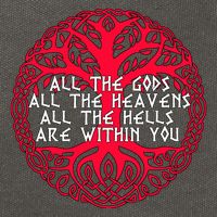 Joseph Campbell All The Gods All The Heavens All The Hells Are Within You Cotton Canvas Backpack