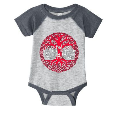 Joseph Campbell All The Gods All The Heavens All The Hells Are Within You Infant Baby Jersey Bodysuit