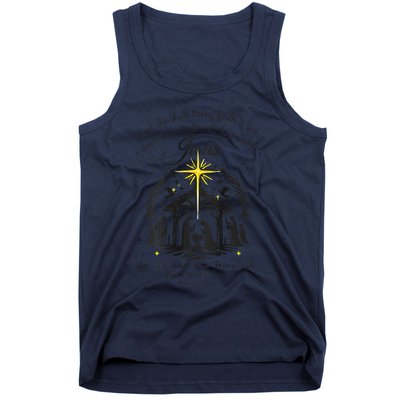 Jesus Christmas And She Shall Bring Forth A Son Tank Top