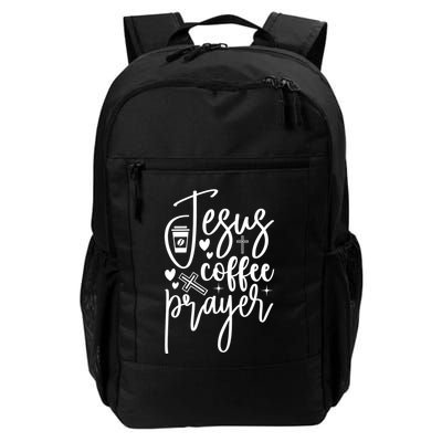 Jesus Coffee And Prayer Christian Catholic Christ Backpack
