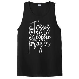 Jesus Coffee And Prayer Christian Catholic Christ PosiCharge Competitor Tank