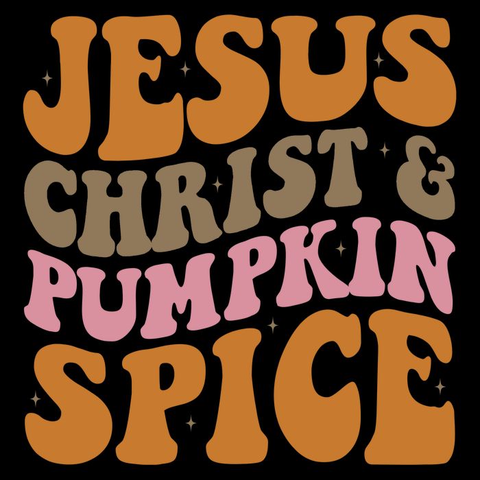Jesus Christ And Pumpkin Spice Retro Groovy Christianity Bag