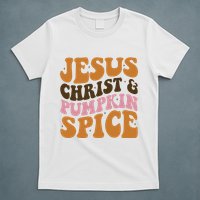 Jesus Christ And Pumpkin Spice Retro Groovy Christianity T-Shirt