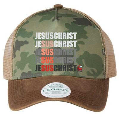 Jesus Christ Among Us Legacy Tie Dye Trucker Hat
