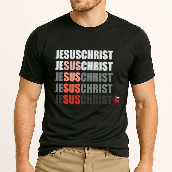 Jesus Christ Among Us Cooling Performance Crew T-Shirt