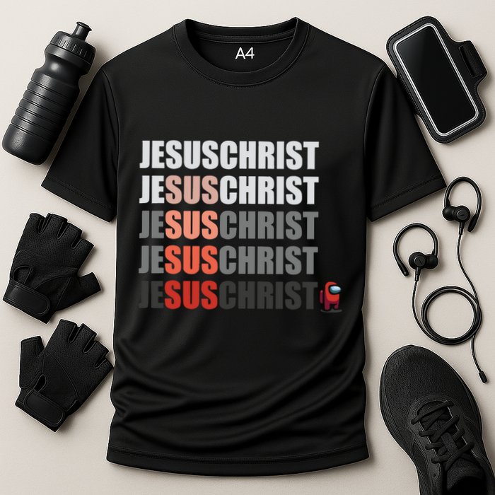 Jesus Christ Among Us Cooling Performance Crew T-Shirt