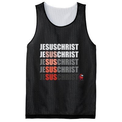Jesus Christ Among Us Mesh Reversible Basketball Jersey Tank