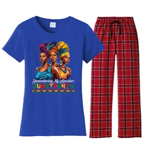 Juneteenth Celebrate African American Freedom Day Women's Flannel Pajama Set